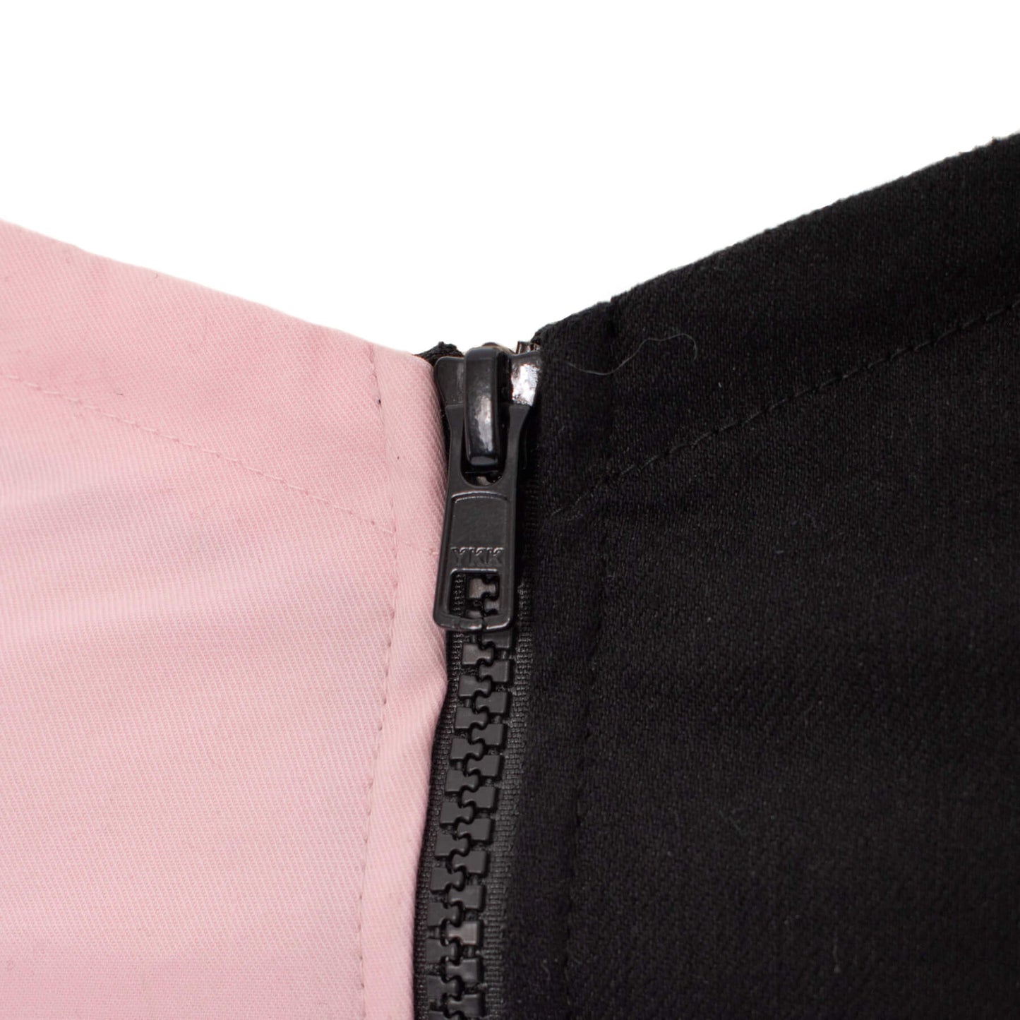 Chemical Black Women's Crop Top Veil and Void Black and Pink Harness - QHA UK