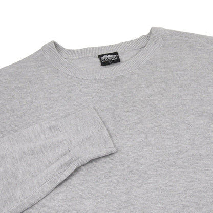 Mens Crew Neck Jumper Lightweight Knit Pullover Soft Casual Sweater - Collar Detail - QHA UK