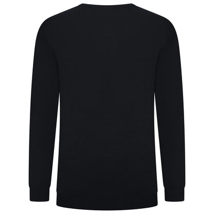 Crew Clothing Mens V Neck Jumper Cotton Knit Sweater Casual Regular Fi - Collar Detail - QHA UK