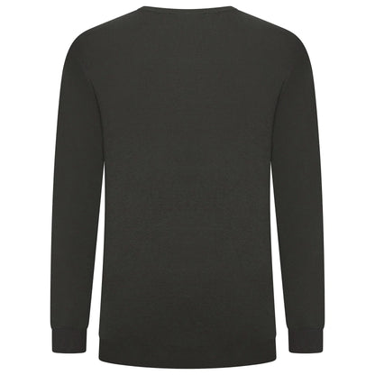 Crew Clothing Mens V Neck Jumper Cotton Knit Sweater Casual Regular Fi - Collar Detail - QHA UK