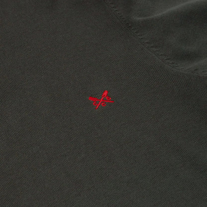 Crew Clothing Mens V Neck Jumper Cotton Knit Sweater Casual Regular Fi - Collar Detail - QHA UK