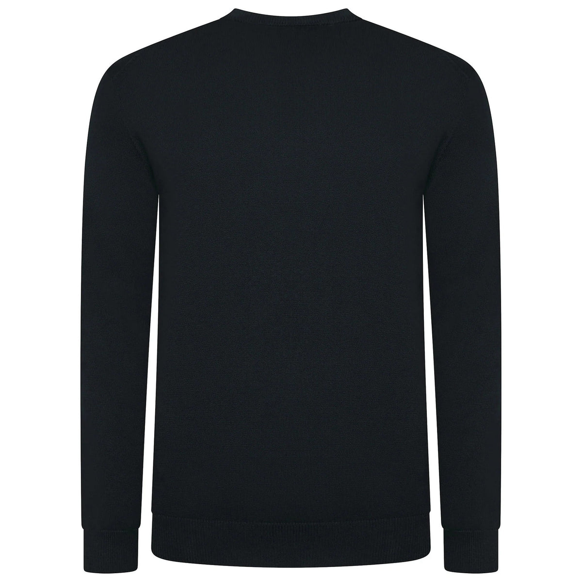 Crew Clothing Men's Cotton Crew Neck Jumper | Random Colour | XS–3XL - Collar Detail - QHA UK