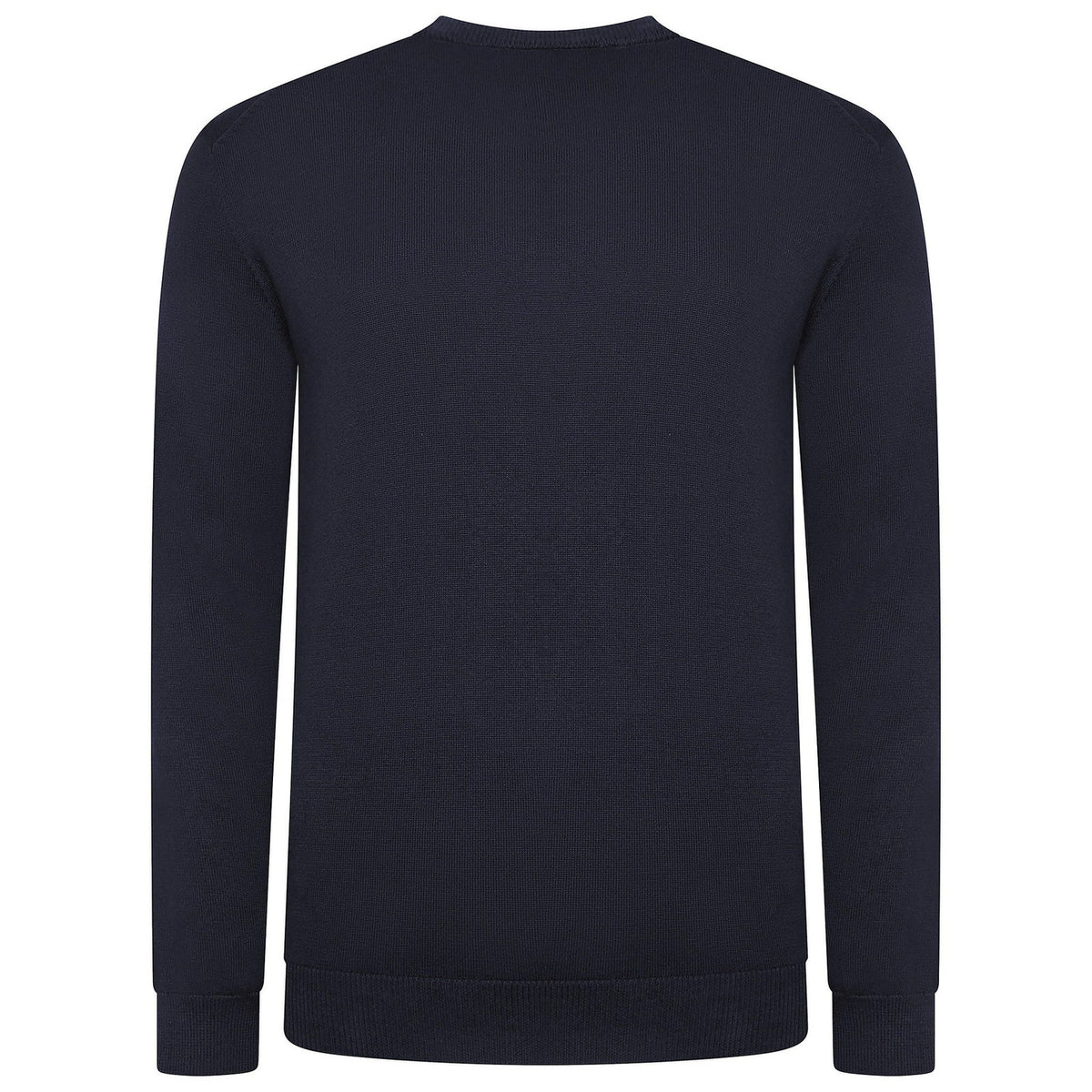 Crew Clothing Men's Cotton Crew Neck Jumper | Random Colour | XS–3XL - Collar Detail - QHA UK