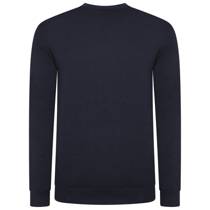 Crew Clothing Men's Cotton Crew Neck Jumper | Random Colour | XS–3XL - Collar Detail - QHA UK