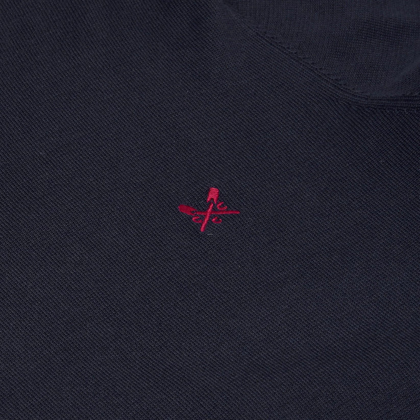 Crew Clothing Men's Cotton Crew Neck Jumper | Random Colour | XS–3XL - Collar Detail - QHA UK