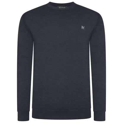 Crew Clothing Men's Cotton Crew Neck Jumper | Random Colour | XS–3XL - Collar Detail - QHA UK