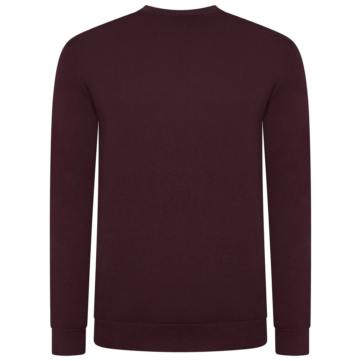 Crew Clothing Men's Cotton Crew Neck Jumper | Random Colour | XS–3XL - Collar Detail - QHA UK