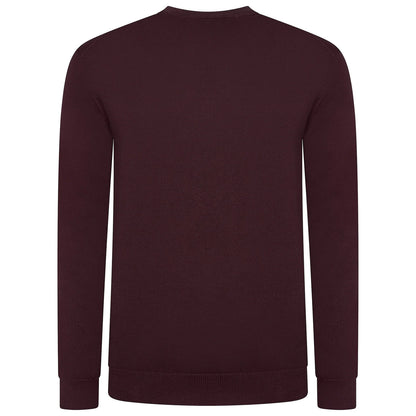 Crew Clothing Men's Cotton Crew Neck Jumper | Random Colour | XS–3XL - Collar Detail - QHA UK