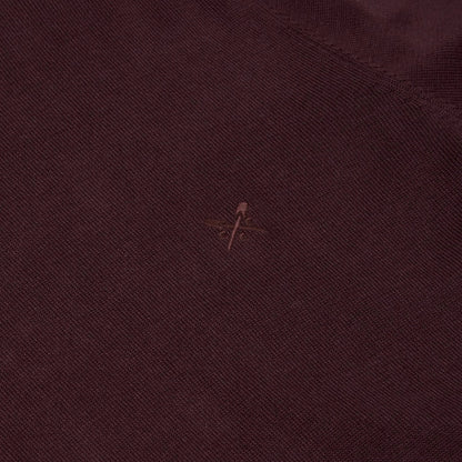 Crew Clothing Men's Cotton Crew Neck Jumper | Random Colour | XS–3XL - Collar Detail - QHA UK