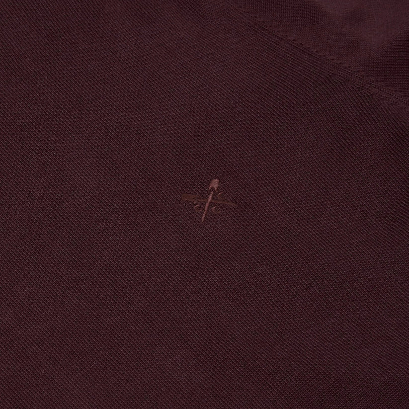 Crew Clothing Men's Cotton Crew Neck Jumper | Random Colour | XS–3XL - Collar Detail - QHA UK