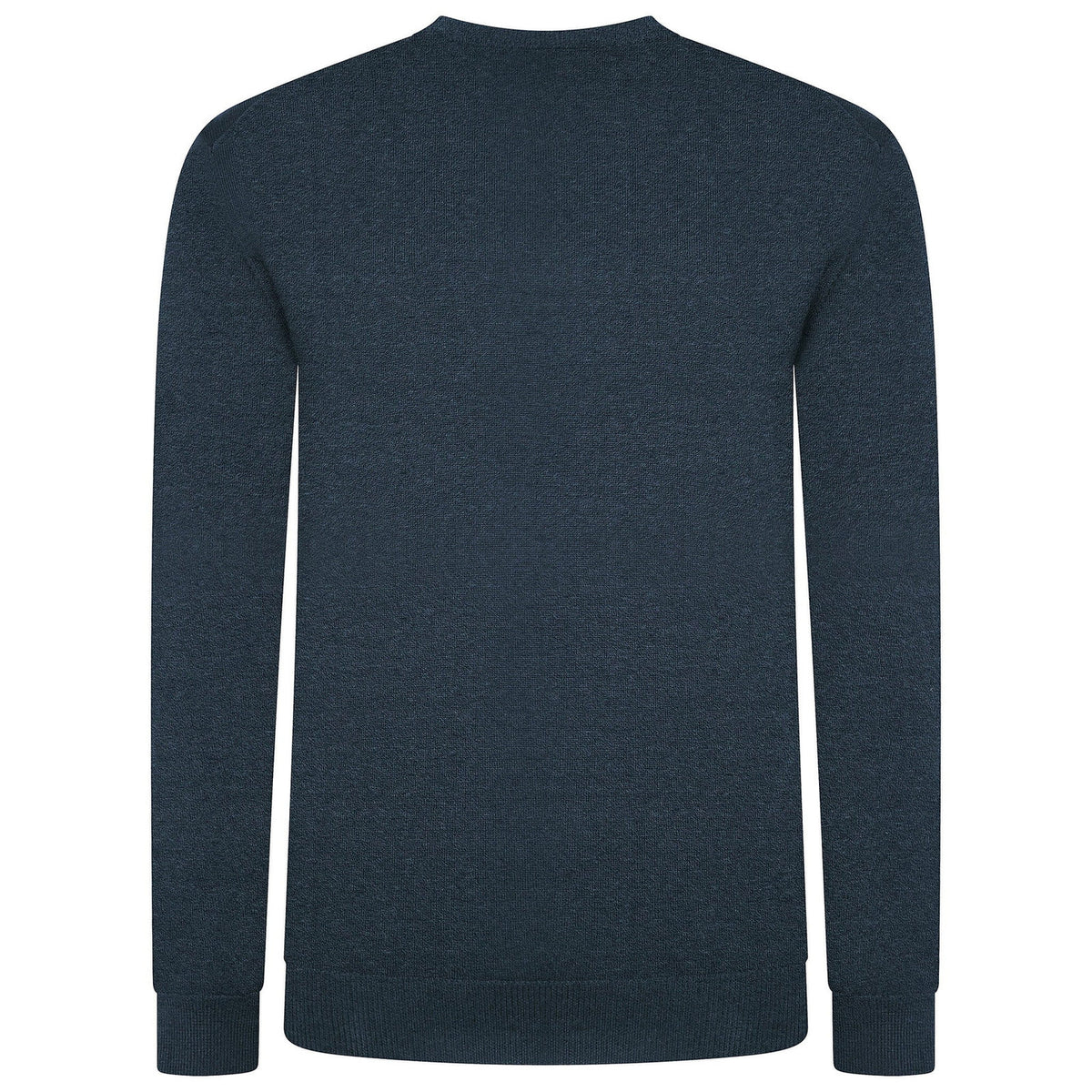 Crew Clothing Men's Cotton Crew Neck Jumper | Random Colour | XS–3XL - Collar Detail - QHA UK