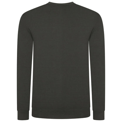 Crew Clothing Men's Cotton Crew Neck Jumper | Random Colour | XS–3XL - Collar Detail - QHA UK