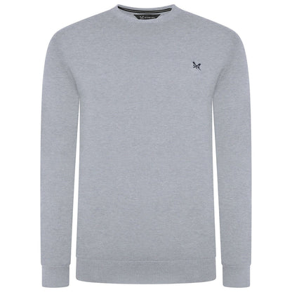 Crew Clothing Men's Cotton Crew Neck Jumper | Random Colour | XS–3XL - Collar Detail - QHA UK