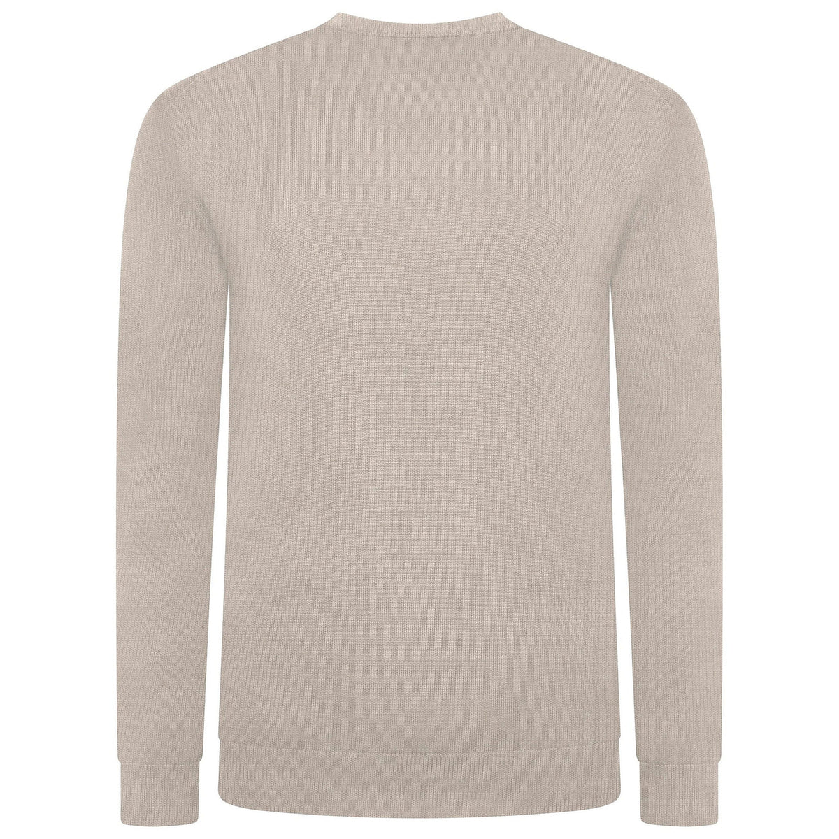 Crew Clothing Men's Cotton Crew Neck Jumper | Random Colour | XS–3XL - Collar Detail - QHA UK