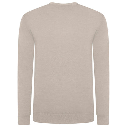 Crew Clothing Men's Cotton Crew Neck Jumper | Random Colour | XS–3XL - Collar Detail - QHA UK