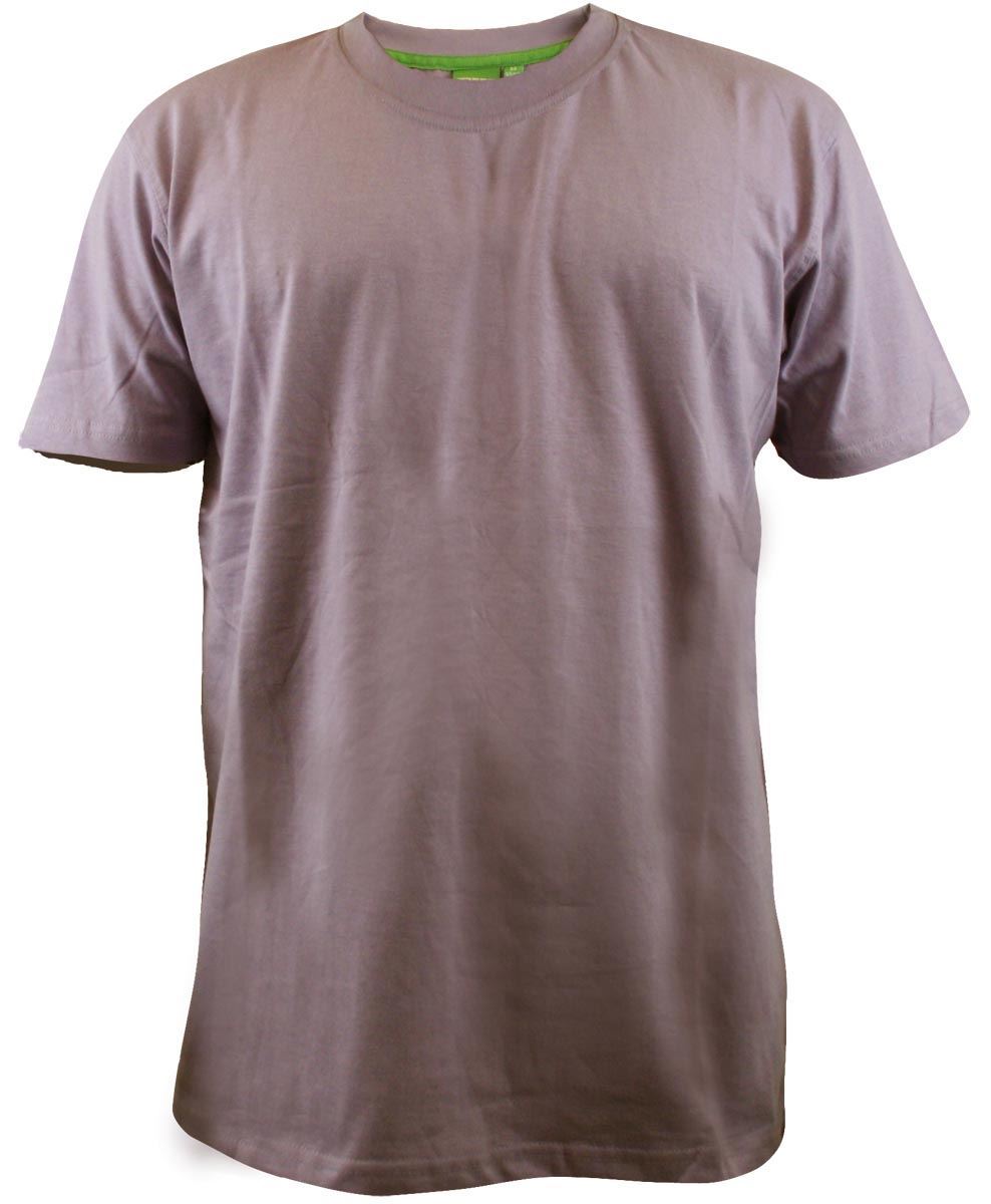 D555 Premium Weight Combed Cotton Crew Neck T-shirts in Size M to XXL, - Collar Detail - QHA UK