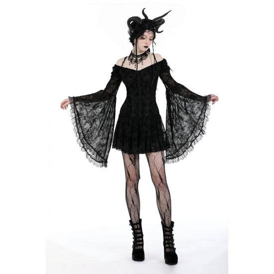 Dark in Love Dress Alora Lace Off-Shoulder ﻿ UK 8-18 - QHA UK