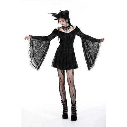 Dark in Love Dress Alora Lace Off-Shoulder ﻿ UK 8-18 - QHA UK