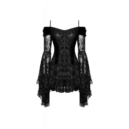 Dark in Love Dress Alora Lace Off-Shoulder ﻿ UK 8-18 - QHA UK
