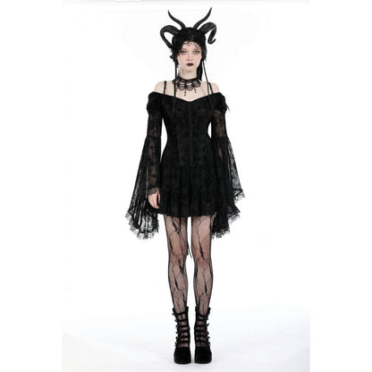 Dark in Love Dress Alora Lace Off-Shoulder ﻿ UK 8-18 - QHA UK