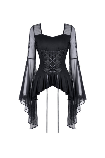 Dark in Love Blouse Aquarius Top UK 8-18 - QHA UK