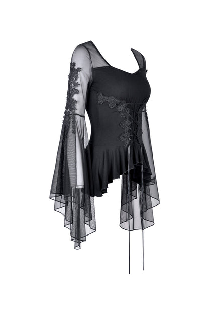 Dark in Love Blouse Aquarius Top UK 8-18 - QHA UK