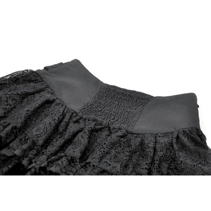 Dark in Love Skirt Astrid Lace Buckle UK 8-22 - Buckle Detail - QHA UK