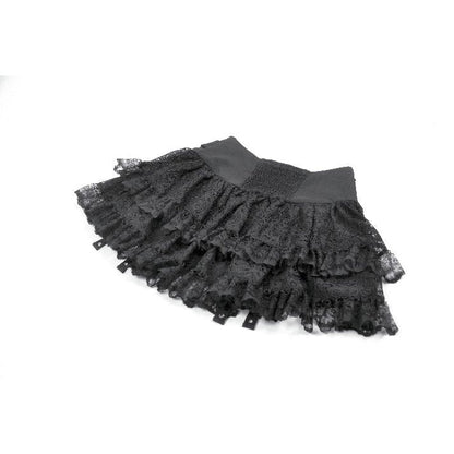 Dark in Love Skirt Astrid Lace Buckle UK 8-22 - Buckle Detail - QHA UK