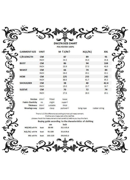 Dark in Love Gothic Dress Avina Black Velvet Lace Neckline Long Sleeve - Sleeve Detail - QHA UK
