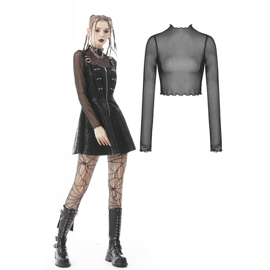 Dark in Love Mesh Top Barbarella UK 8-18 - QHA UK