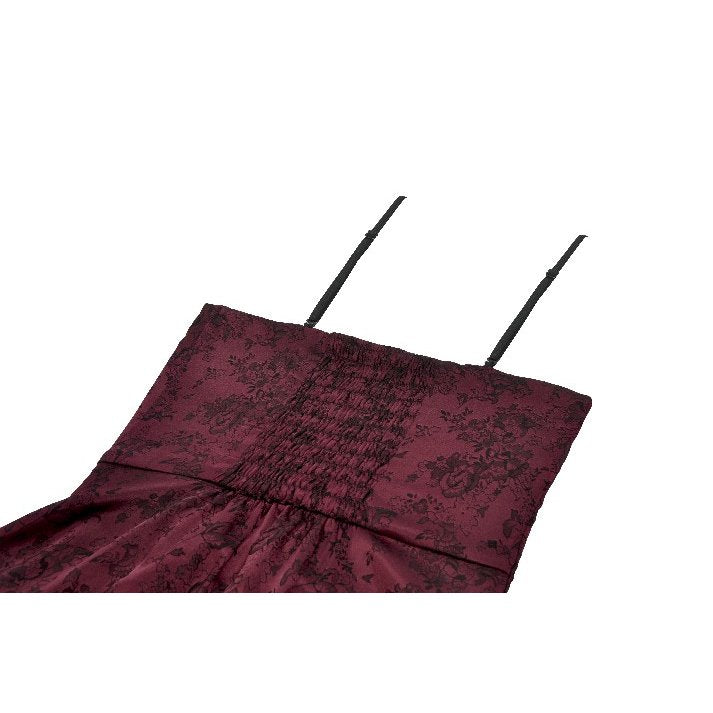 Dark in Love Dress Belladonna Burgundy Brocade and Lace UK 8-18 - QHA UK