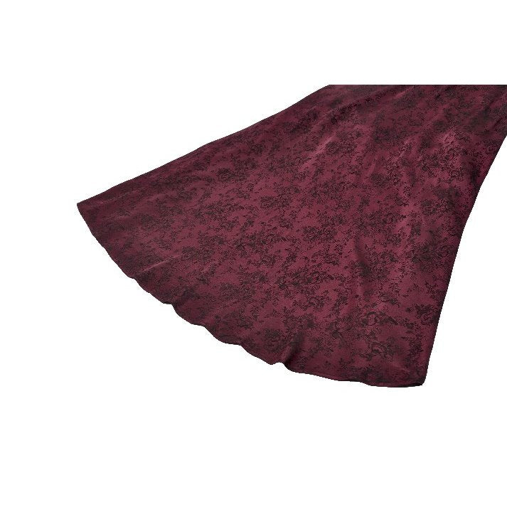 Dark in Love Dress Belladonna Burgundy Brocade and Lace UK 8-18 - QHA UK