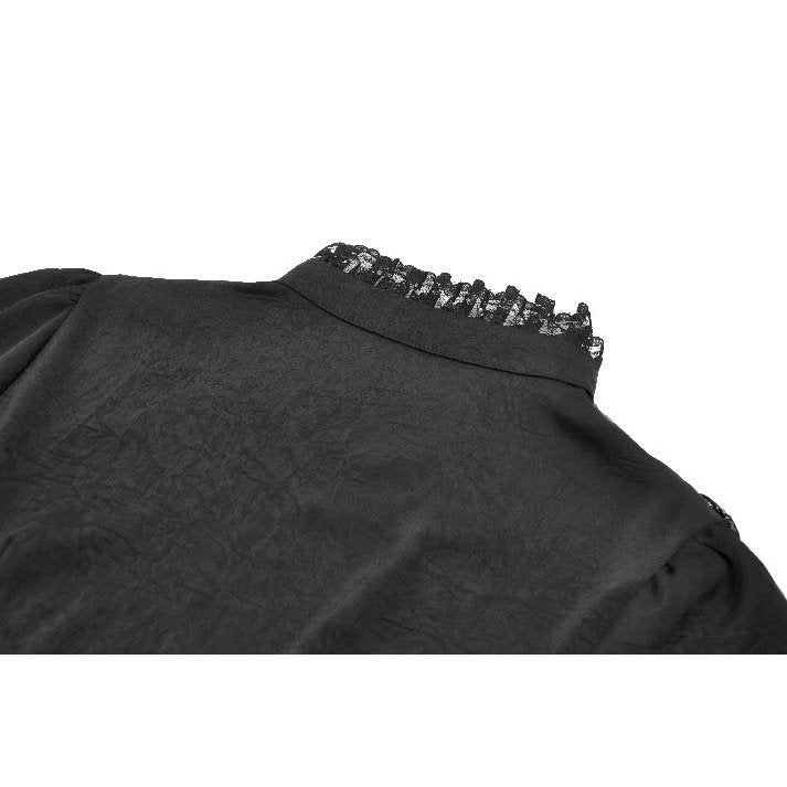Dark in Love Women's Blouse Bellatrix Frill UK 8-22 - QHA UK