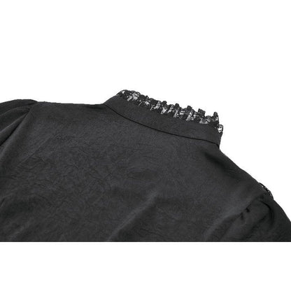 Dark in Love Women's Blouse Bellatrix Frill UK 8-22 - QHA UK