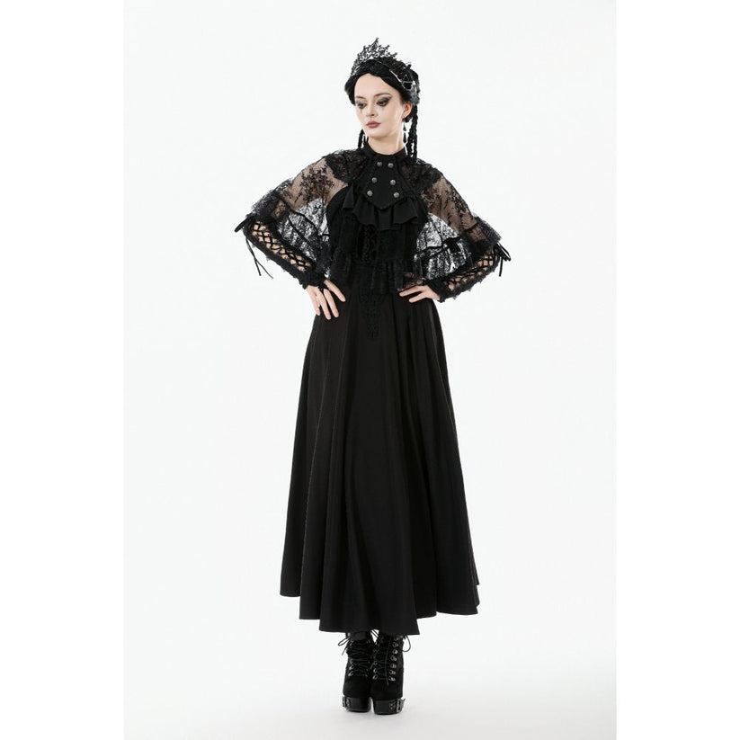 Dark in Love Capelet Bellatrix Lace Ruffle UK 10-22 - QHA UK