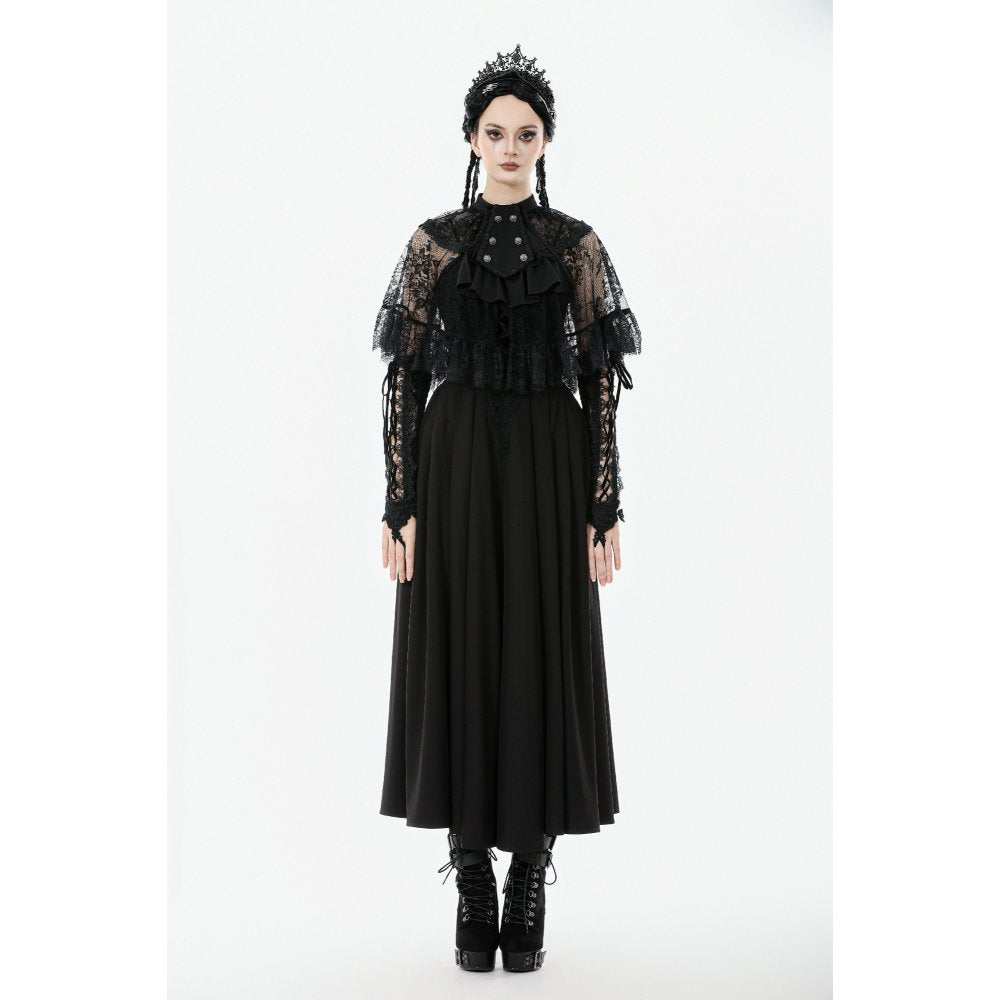 Dark in Love Capelet Bellatrix Lace Ruffle UK 10-22 - QHA UK