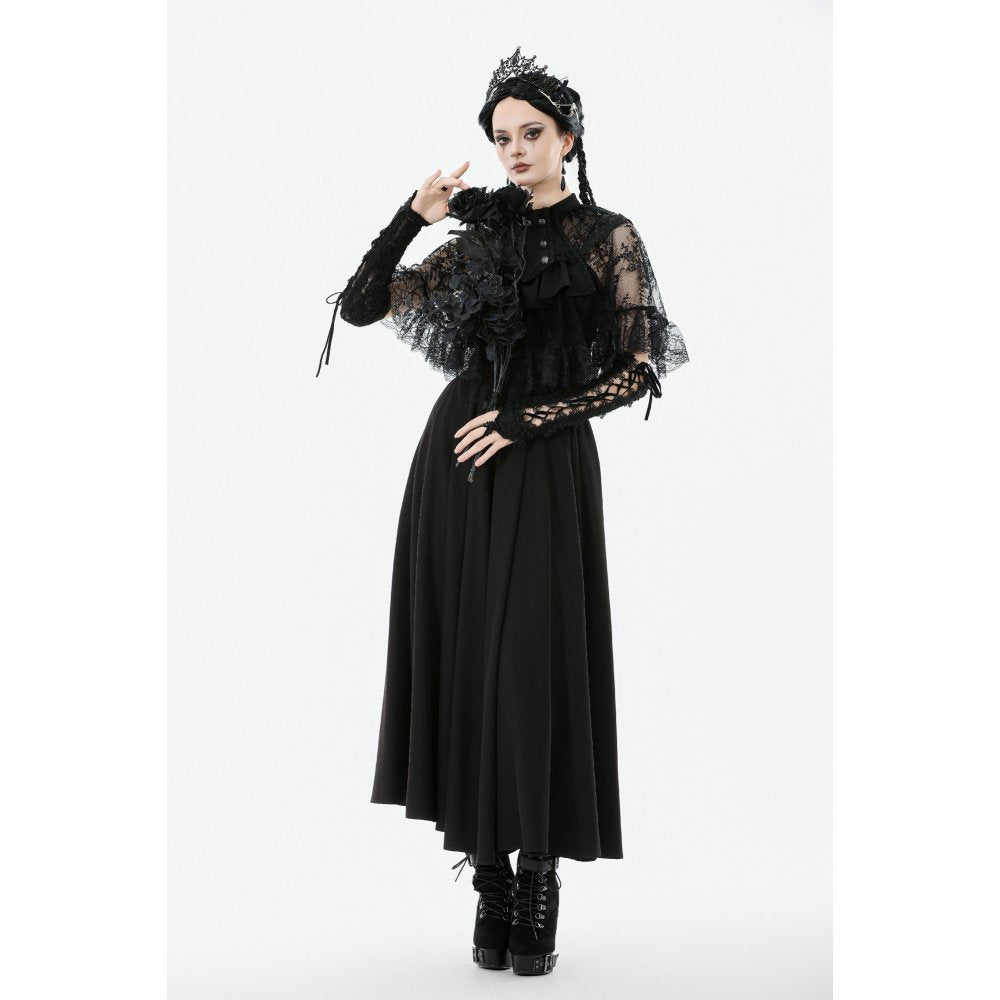 Dark in Love Capelet Bellatrix Lace Ruffle UK 10-22 - QHA UK