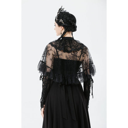 Dark in Love Capelet Bellatrix Lace Ruffle UK 10-22 - QHA UK