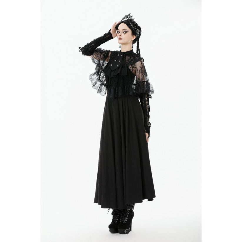 Dark in Love Capelet Bellatrix Lace Ruffle UK 10-22 - QHA UK