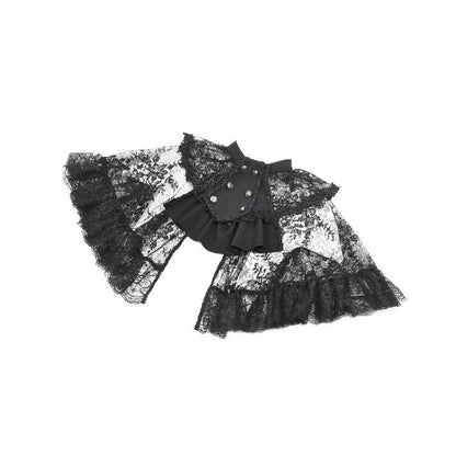 Dark in Love Capelet Bellatrix Lace Ruffle UK 10-22 - QHA UK