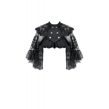 Dark in Love Capelet Bellatrix Lace Ruffle UK 10-22 - QHA UK