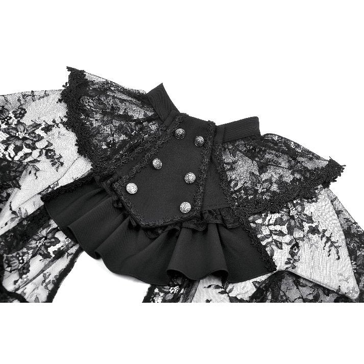 Dark in Love Capelet Bellatrix Lace Ruffle UK 10-22 - QHA UK