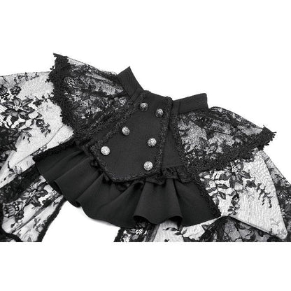 Dark in Love Capelet Bellatrix Lace Ruffle UK 10-22 - QHA UK