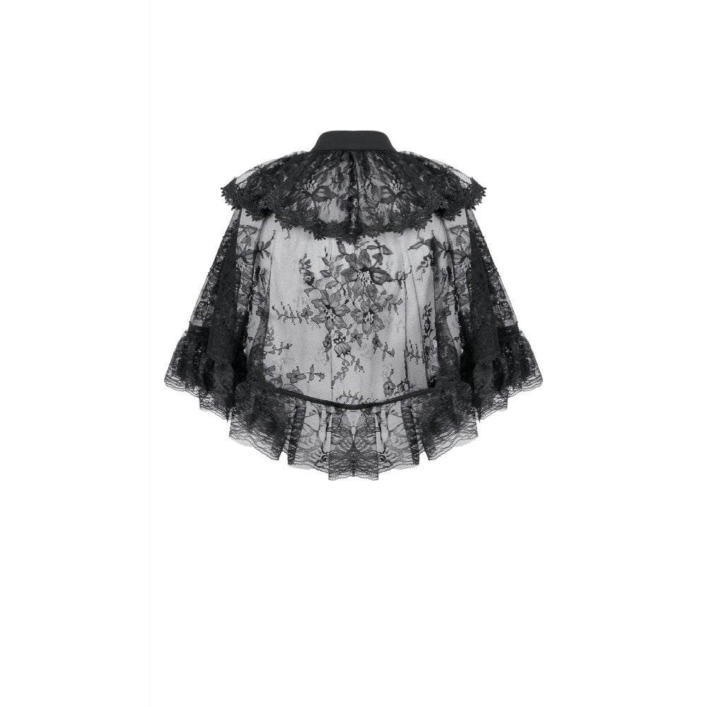 Dark in Love Capelet Bellatrix Lace Ruffle UK 10-22 - QHA UK