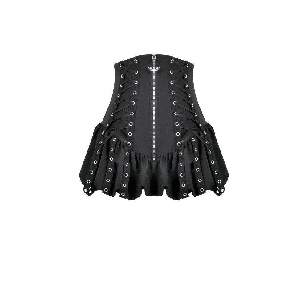 Dark in Love Women's Shorts Brynja Eyelet Balloon UK 8-18 - QHA UK