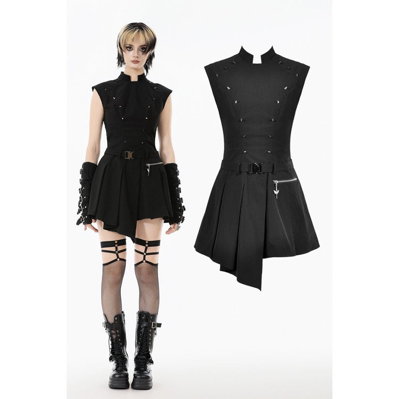 Dark in Love Dress Cassia Buckled Pleated UK 8-18 - QHA UK