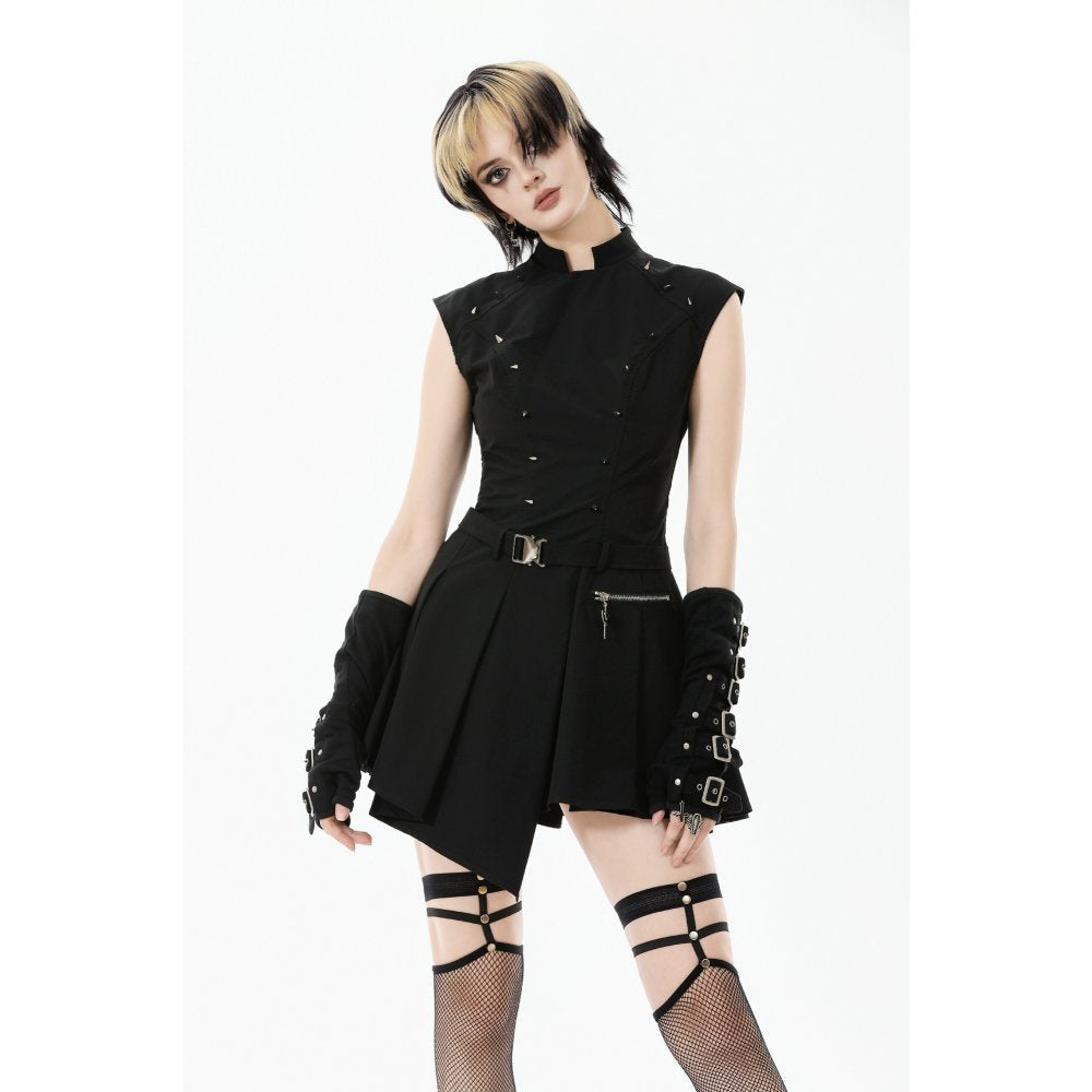 Dark in Love Dress Cassia Buckled Pleated UK 8-18 - QHA UK