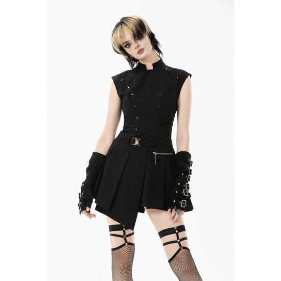 Dark in Love Dress Cassia Buckled Pleated UK 8-18 - QHA UK