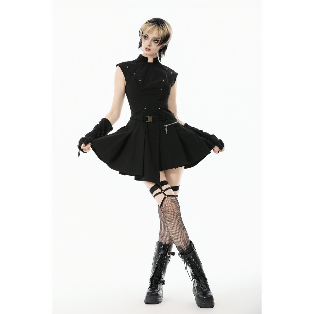 Dark in Love Dress Cassia Buckled Pleated UK 8-18 - QHA UK