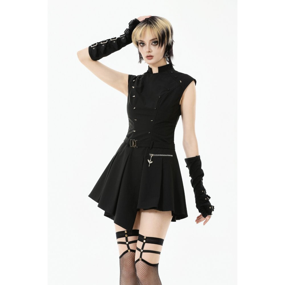 Dark in Love Dress Cassia Buckled Pleated UK 8-18 - QHA UK